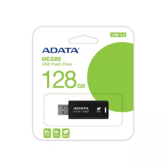 ADATA UC320/128GB/USB 3.2/USB-A/Černá ADATA UC320/128GB/USB 3.2/USB-A/Černá