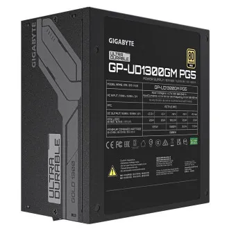 Gigabyte UD1300GM/1300W/ATX 3.0/80PLUS Gold/Modular Gigabyte UD1300GM/1300W/ATX 3.0/80PLUS Gold/Modular