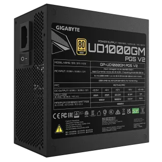 GIGABYTE zdroj 1000W 80PLUS Gold Modular PG5 V2 GIGABYTE zdroj 1000W 80PLUS Gold Modular PG5 V2
