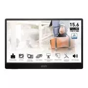MSI Pro/MP161 E2/15,6"/IPS/FHD/60Hz/4ms/Black/2R