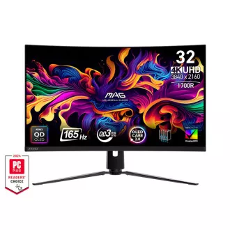 MSI MAG/321CUP/31,5"/QD-OLED/4K UHD/165Hz/0,03ms/Černá/3R MSI MAG/321CUP/31,5"/QD-OLED/4K UHD/165Hz/0,03ms/Černá/3R