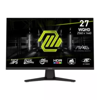 MSI MAG/274QF X24/27"/IPS/QHD/240Hz/0,5ms/Černá/3R MSI MAG/274QF X24/27"/IPS/QHD/240Hz/0,5ms/Černá/3R