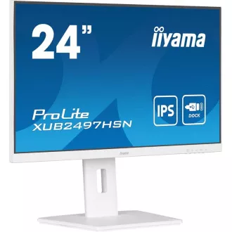 iiyama ProLite/XUB2497HSN-W2/23,8"/IPS/FHD/100Hz/1ms/White/3R