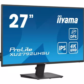 iiyama ProLite/XU2792UHSU-B6/27"/IPS/4K UHD/60Hz/4ms/Black/3R iiyama ProLite/XU2792UHSU-B6/27"/IPS/4K UHD/60Hz/4ms/Black/3R