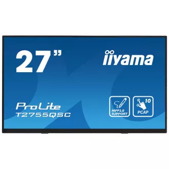 27" iiyama T2755QSC-B1:IPS,QHD,HDMI,DP 27" iiyama T2755QSC-B1:IPS,QHD,HDMI,DP