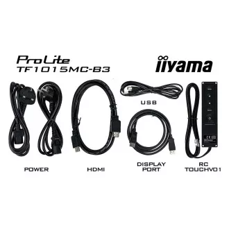 10" iiyama TF1015MC-B3: WXGA,10P,VGA,HDMI,DP 10" iiyama TF1015MC-B3: WXGA,10P,VGA,HDMI,DP