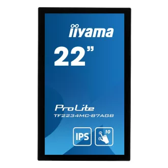 22" iiyama TF2234MC-B7AGB: IPS, FullHD, capacitive, 10P, 350cd/m2, VGA, HDMI, DP, IP65, černý 22" iiyama TF2234MC-B7AGB: IPS, FullHD, capacitive, 10P, 350cd/m2, VGA, HDMI, DP, IP65, černý