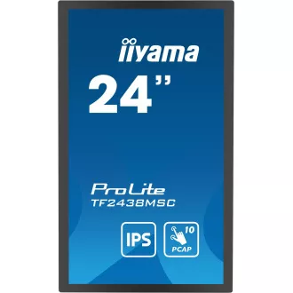 24" iiyama TF2438MSC-B1: PCAP,IPS,FHD,HDMI,DP 24" iiyama TF2438MSC-B1: PCAP,IPS,FHD,HDMI,DP