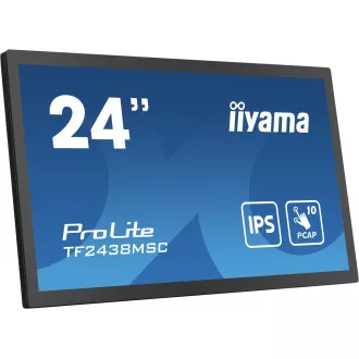 24" iiyama TF2438MSC-B1: PCAP,IPS,FHD,HDMI,DP 24" iiyama TF2438MSC-B1: PCAP,IPS,FHD,HDMI,DP
