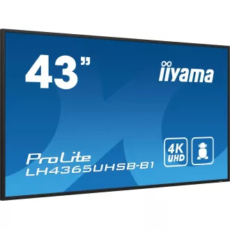 43" iiyama LH4365UHSB-B1:IPS,4K UHD,Android, 24/7