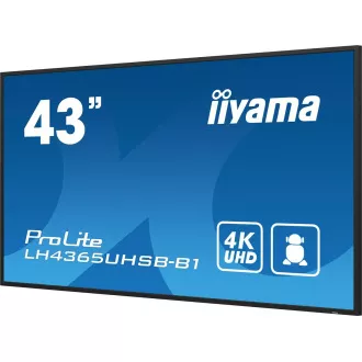 43" iiyama LH4365UHSB-B1:IPS,4K UHD,Android, 24/7