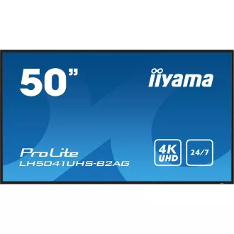 50" iiyama LH5041UHS-B2AG:VA,4K UHD,3xHDMI 50" iiyama LH5041UHS-B2AG:VA,4K UHD,3xHDMI