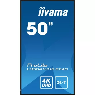 50" iiyama LH5041UHS-B2AG:VA,4K UHD,3xHDMI 50" iiyama LH5041UHS-B2AG:VA,4K UHD,3xHDMI