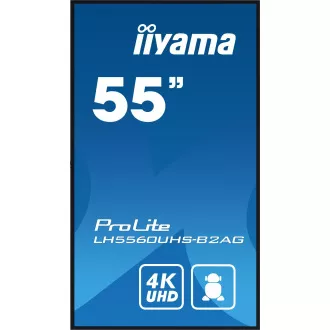 55" iiyama LH5560UHS-B2AG: VA,4K UHD,Andr.11,24/7 55" iiyama LH5560UHS-B2AG: VA,4K UHD,Andr.11,24/7