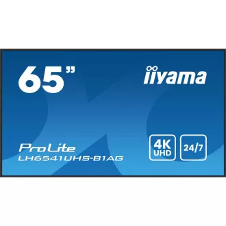 65" iiyama LH6541UHS-B1AG:VA,4K UHD,24/7 65" iiyama LH6541UHS-B1AG:VA,4K UHD,24/7
