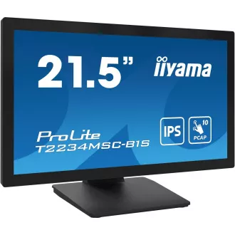 22" LCD iiyama T2234MSC-B1S:PCAP,10P,IPS,FHD,HDMI 22" LCD iiyama T2234MSC-B1S:PCAP,10P,IPS,FHD,HDMI