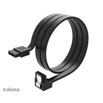 AKASA - Proslim SATA kabel 90° - 50 cm AKASA - Proslim SATA kabel 90° - 50 cm
