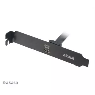 AKASA - USB 3.1 gen 2 Typ C PCI záslepka AKASA - USB 3.1 gen 2 Typ C PCI záslepka