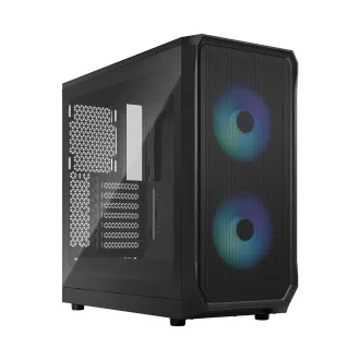 Fractal Design Focus 2 RGB Black TG Clear Tint/Midi Tower/Transpar./Černá Fractal Design Focus 2 RGB Black TG Clear Tint/Midi Tower/Transpar./Černá
