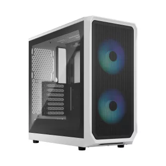 Fractal Design Focus 2 RGB White TG Clear Tint/Midi Tower/Transpar./Černá a bílá Fractal Design Focus 2 RGB White TG Clear Tint/Midi Tower/Transpar./Černá a bílá