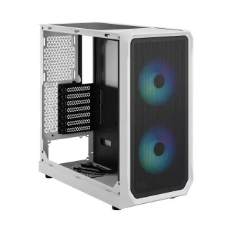 Fractal Design Focus 2 RGB White TG Clear Tint/Midi Tower/Transpar./Černá a bílá Fractal Design Focus 2 RGB White TG Clear Tint/Midi Tower/Transpar./Černá a bílá
