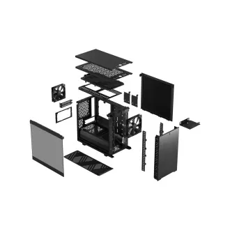 Fractal Design Define 7 Nano Black TG Light Tint/Mini ITX/Transpar./Černá Fractal Design Define 7 Nano Black TG Light Tint/Mini ITX/Transpar./Černá
