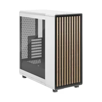 Fractal Design North Chalk White TG Clear/Midi Tower/Transpar./Bílá