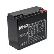 Pb akumulátor MHPower VRLA AGM 12V/17Ah (MS17-12)