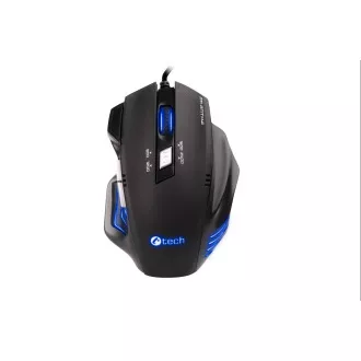 C-TECH Akantha/Herní/Optická/Pro praváky/2 400 DPI/Drátová USB/Modrá C-TECH Akantha/Herní/Optická/Pro praváky/2 400 DPI/Drátová USB/Modrá