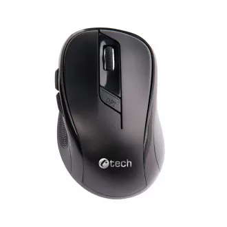 C-TECH Myš WLM-02/Ergonomická/Optická/Pro praváky/1 600 DPI/Bezdrátová USB/Černá C-TECH Myš WLM-02/Ergonomická/Optická/Pro praváky/1 600 DPI/Bezdrátová USB/Černá