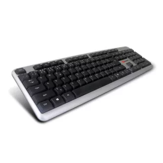 C-TECH KB-102/Drátová USB/CZ-SK layout/Stříbrná C-TECH KB-102/Drátová USB/CZ-SK layout/Stříbrná