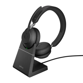 Jabra Evolve2 65/Stereo/USB/BT/Bezdrát/Stand/Černá Jabra Evolve2 65/Stereo/USB/BT/Bezdrát/Stand/Černá