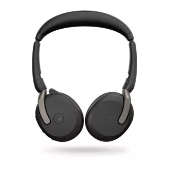 Jabra Evolve2 65 Flex/Stereo/ANC/USB-C/BT-USB/Bezdrát/MS/Černá Jabra Evolve2 65 Flex/Stereo/ANC/USB-C/BT-USB/Bezdrát/MS/Černá