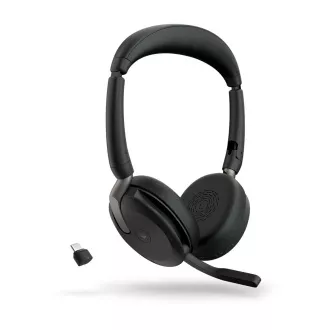 Jabra Evolve2 65 Flex/Stereo/ANC/USB-C/BT-USB/Bezdrát/MS/Černá Jabra Evolve2 65 Flex/Stereo/ANC/USB-C/BT-USB/Bezdrát/MS/Černá