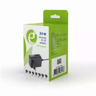 GEMBIRD Universal AC-DC adapter, 24 W GEMBIRD Universal AC-DC adapter, 24 W