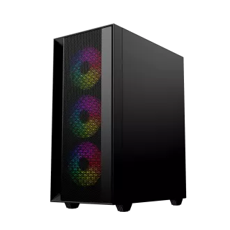 Gembird Fornax 4000 ARGB/Midi Tower/Transpar./Černá Gembird Fornax 4000 ARGB/Midi Tower/Transpar./Černá