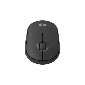 Logitech Pebble Mouse 2 M350s/Cestovní/Optická/4 000 DPI/Bezdrátová Bluetooth/Grafitová