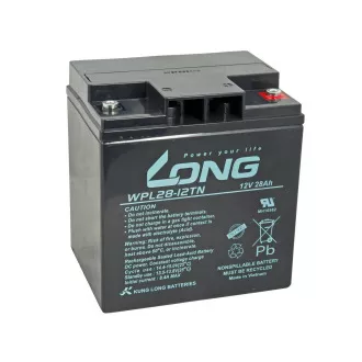 LONG baterie 12V 28Ah M5 LongLife 12 let (WPL28-12TN) LONG baterie 12V 28Ah M5 LongLife 12 let (WPL28-12TN)