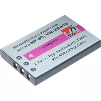 Baterie T6 Power NP-60, KLIC-5000, NP-30, LI-20B, A1812A, L1812A, L1812B, 1000mAh, 3,7Wh Baterie T6 Power NP-60, KLIC-5000, NP-30, LI-20B, A1812A, L1812A, L1812B, 1000mAh, 3,7Wh