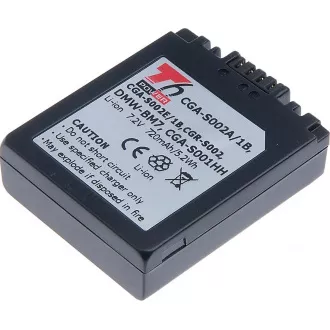 Baterie T6 Power Panasonic DMW-BM7, CGA-S002E, CGA-S002, 720mAh, 5,2Wh Baterie T6 Power Panasonic DMW-BM7, CGA-S002E, CGA-S002, 720mAh, 5,2Wh