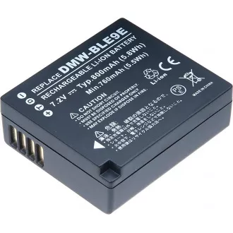 Baterie T6 power Panasonic DMW-BLE9, DMW-BLE9E, DMW-BLG10, DMW-BLG10E, BP-DC15, 700mAh, 5Wh Baterie T6 power Panasonic DMW-BLE9, DMW-BLE9E, DMW-BLG10, DMW-BLG10E, BP-DC15, 700mAh, 5Wh
