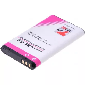 Baterie T6 Power pro Nokia 6300, 6600, 5100, 1100, 3650, 6230, C1-01, C2-01, 1100mAh, 4,1Wh, Li-ion Baterie T6 Power pro Nokia 6300, 6600, 5100, 1100, 3650, 6230, C1-01, C2-01, 1100mAh, 4,1Wh, Li-ion