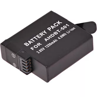 Baterie T6 Power pro GoPro Hero5, Hero6 Black, AHDBT-501, AABAT-001, 601-10197-000, 1250mAh, 4,8Wh Baterie T6 Power pro GoPro Hero5, Hero6 Black, AHDBT-501, AABAT-001, 601-10197-000, 1250mAh, 4,8Wh