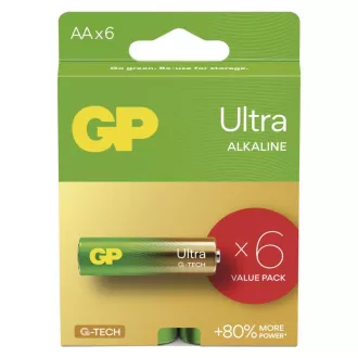 GP Alkalická baterie ULTRA AA (LR6)- 6ks GP Alkalická baterie ULTRA AA (LR6)- 6ks