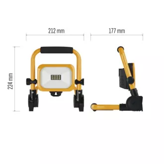EMOS PŘENOSNÝ NABÍJECÍ LED REFLEKTOR ACCO 10W, 1000LM, IP54 EMOS PŘENOSNÝ NABÍJECÍ LED REFLEKTOR ACCO 10W, 1000LM, IP54