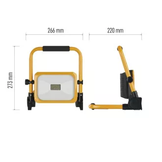 EMOS PŘENOSNÝ NABÍJECÍ LED REFLEKTOR ACCO 20W, 2000LM, IP54 EMOS PŘENOSNÝ NABÍJECÍ LED REFLEKTOR ACCO 20W, 2000LM, IP54