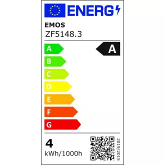 LED žárovka A60/E27/3,8W/60W/806lm/neutrální bílá,3ks LED žárovka A60/E27/3,8W/60W/806lm/neutrální bílá,3ks