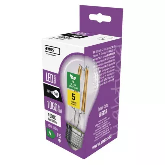 LED žárovka A60/E27/5W/75W/1060lm/neutrální bílá LED žárovka A60/E27/5W/75W/1060lm/neutrální bílá
