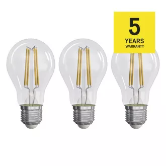LED žárovka A60/E27/5W/75W/1060lm/teplá bílá 3KS