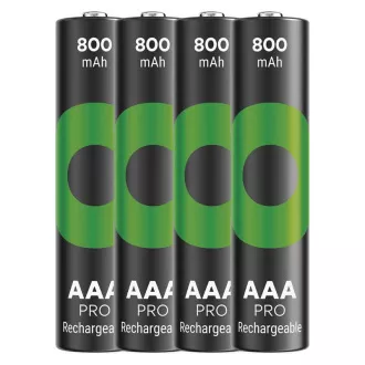 GP Nabíjecí bat. ReCyko Pro AAA (HR03) 800mAh- 4ks GP Nabíjecí bat. ReCyko Pro AAA (HR03) 800mAh- 4ks